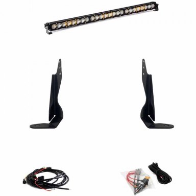 GMC Sierra 20-22 S8 30" Grille LED Light Bar Kit | Baja Designs 447850